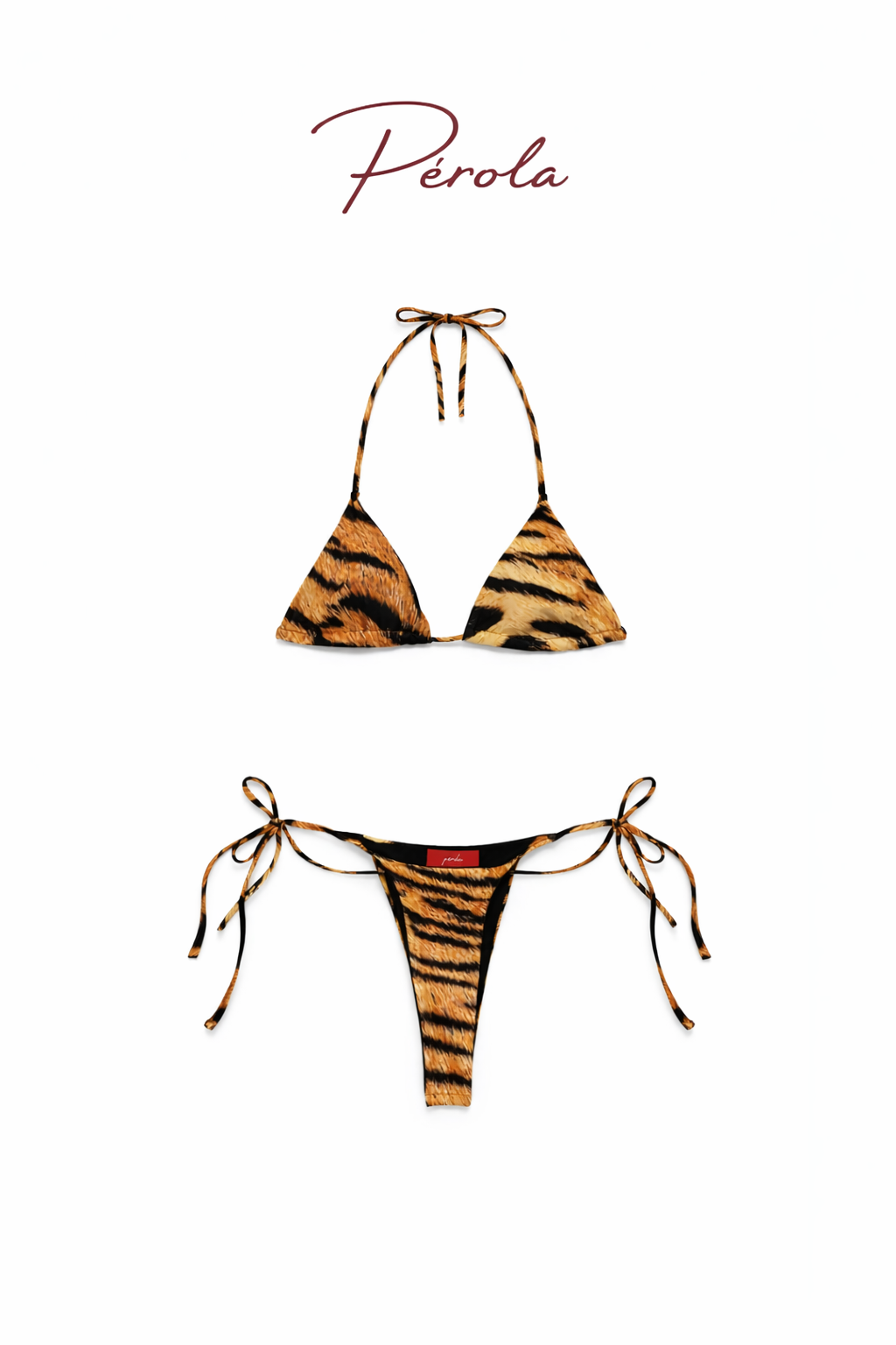 Tiger print micro bikini set | WildSide By Pérola