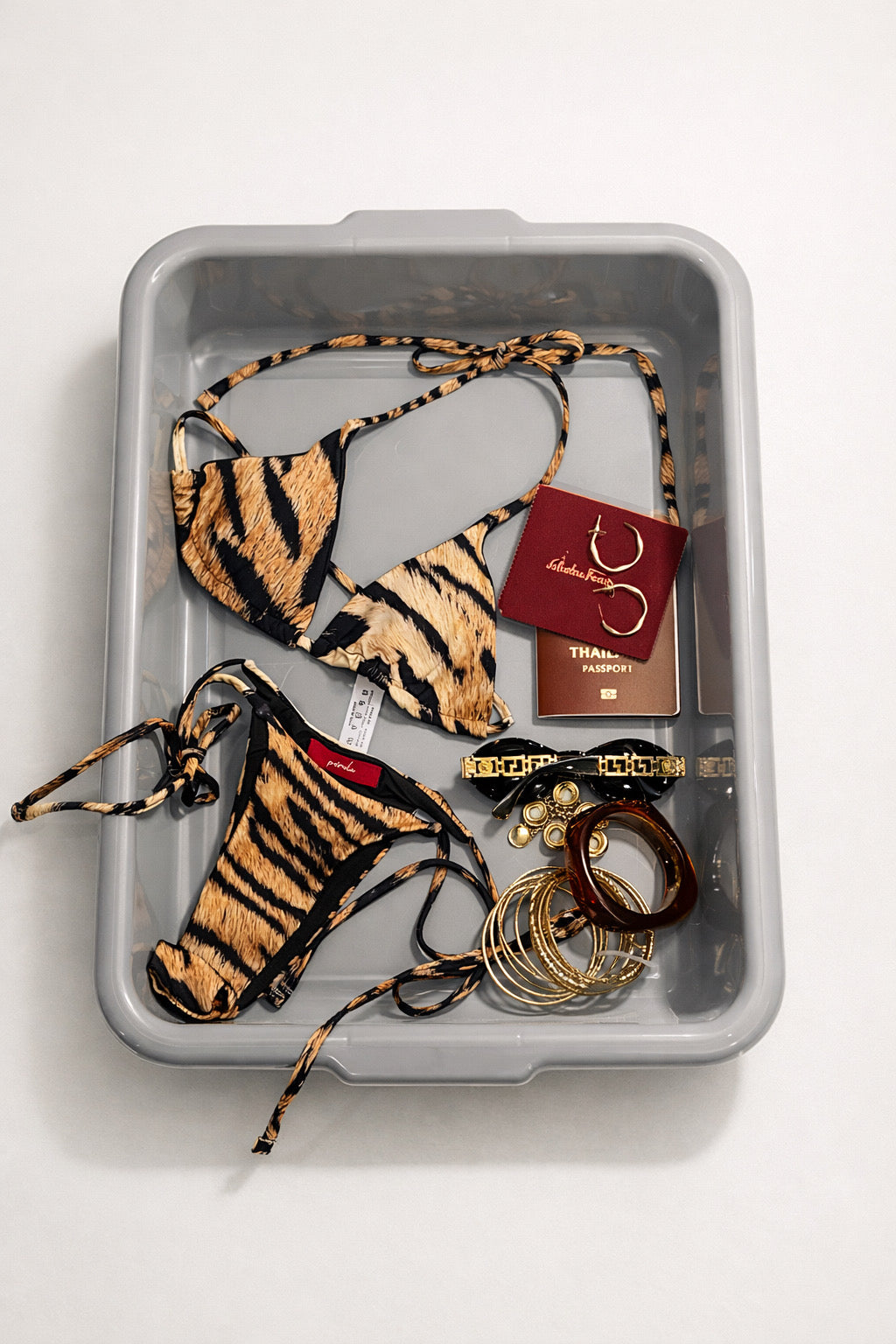 Tiger print micro bikini set | WildSide By Pérola