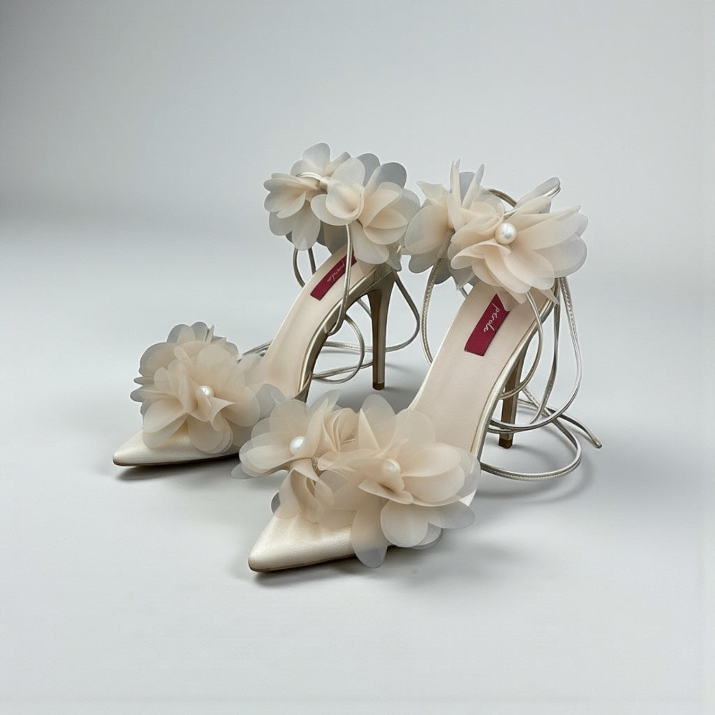 Rosalie pearl heels | PEARL collection by Pérola