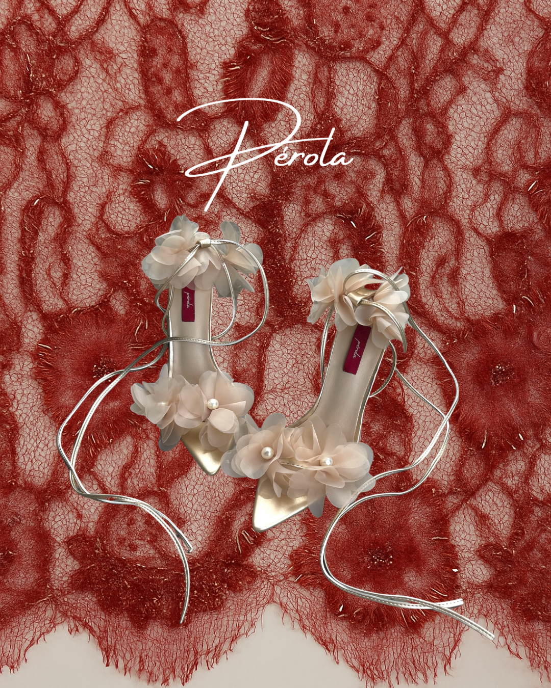 Rosalie pearl heels | PEARL collection by Pérola
