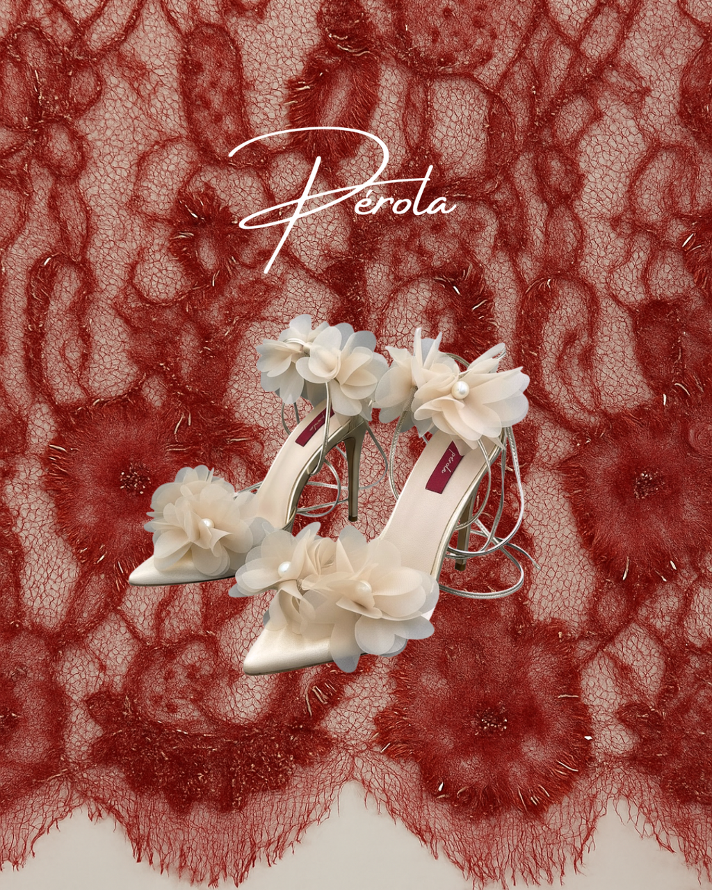 Rosalie pearl heels | PEARL collection by Pérola